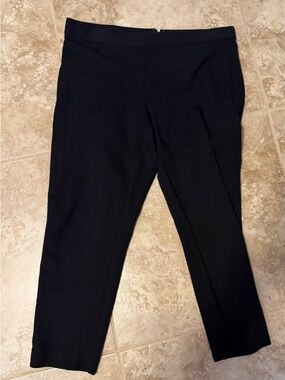 J. Crew Black Ponte Ankle Pants